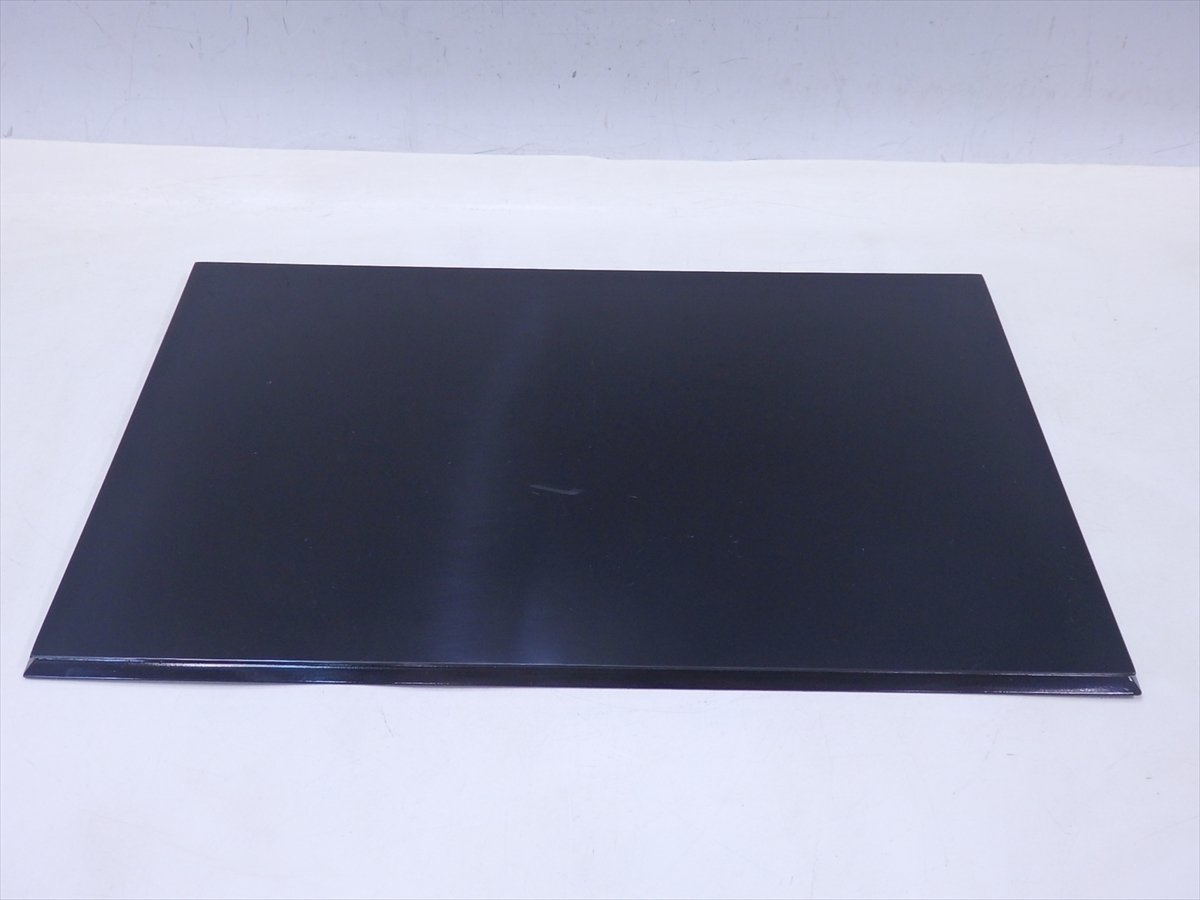 ★木製【真塗 矢筈板　紙箱入り】サイズ：cm　薄板 茶道具 花台 敷板 漆器