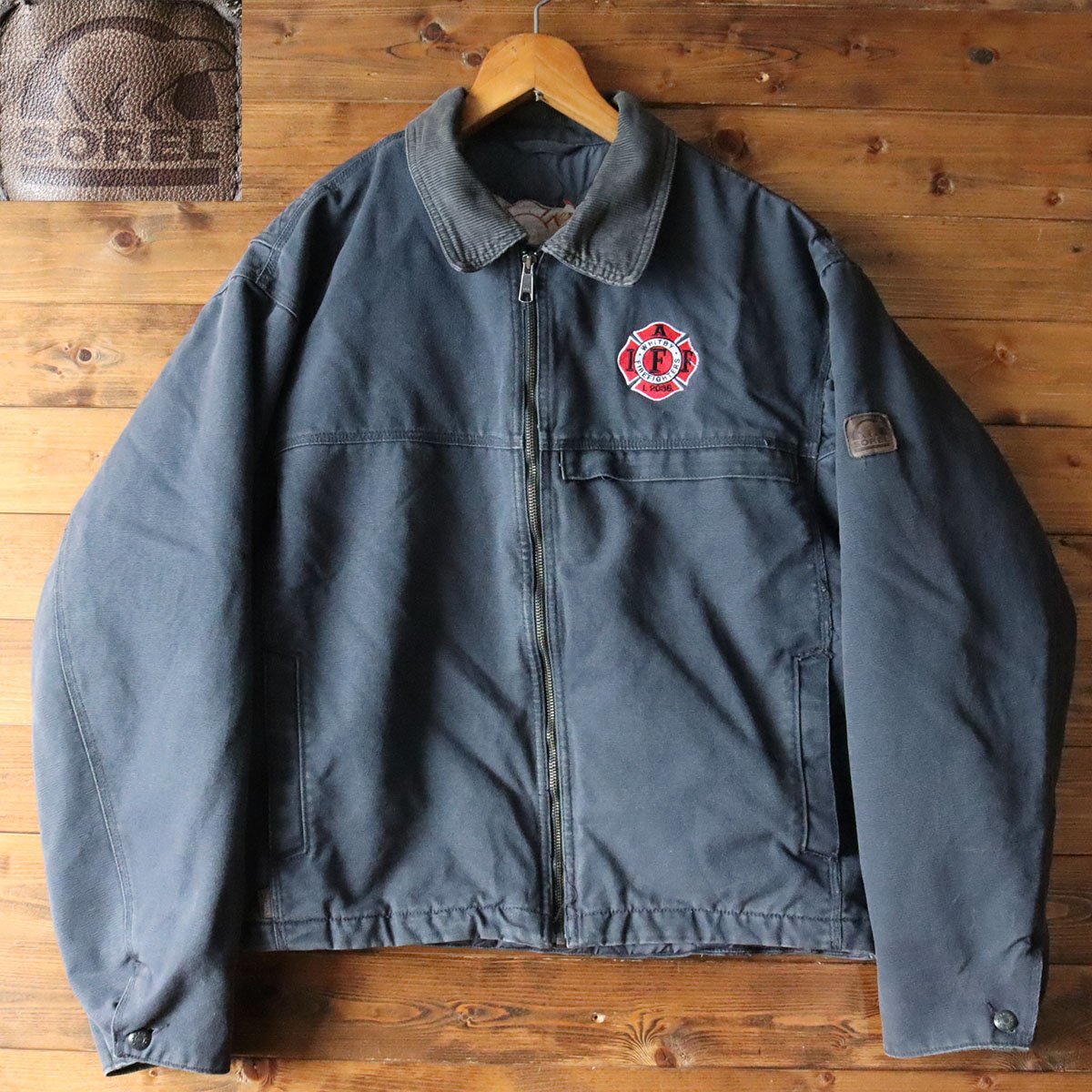 SOREL ダックジャケット　ワークジャケット ○4/S9.6-5 SOREL ダックジャケット ワークジャケット メンズ L グレー