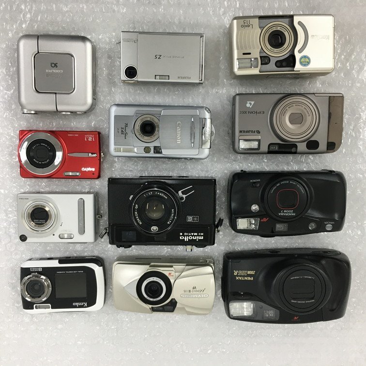 AJAU1015】カメラ・レンズ ジャンクおまとめ OLYMPUS μ-II 115 VF