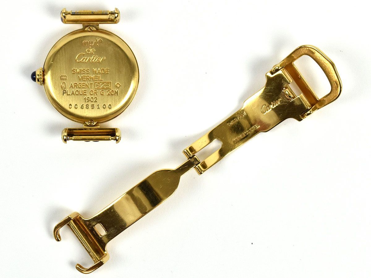 134362☆ 動作確認済 Cartier カルティエ マストコリゼ ヴェルメイユ
