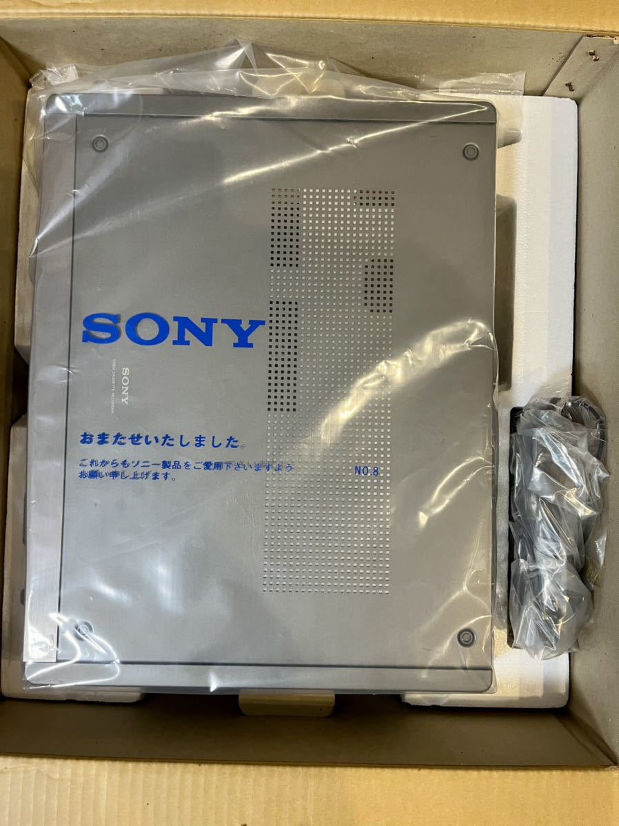 【1円スタート】SONY ソニー 8mmビデオデッキ EV-NS7000 リモコン付 動作確認済み　箱付き EV-NS7000 SONY 8mmビデオデッキ ビデオカセットレコーダー ビデオデッキジャンク品 #