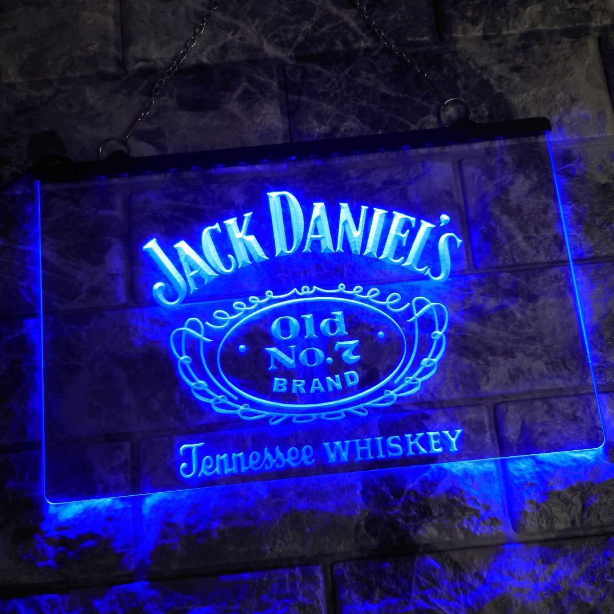 ネオンサイン Jack - LED Daniel's バーボン ジャックダニエル