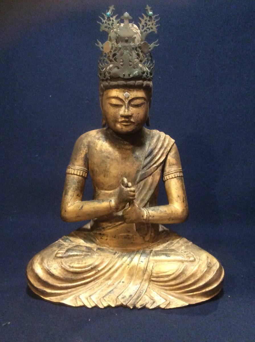 仏教美術 時代木彫 荼枳尼天 仏像 厨子 時代物 極上品 初だし品 6727