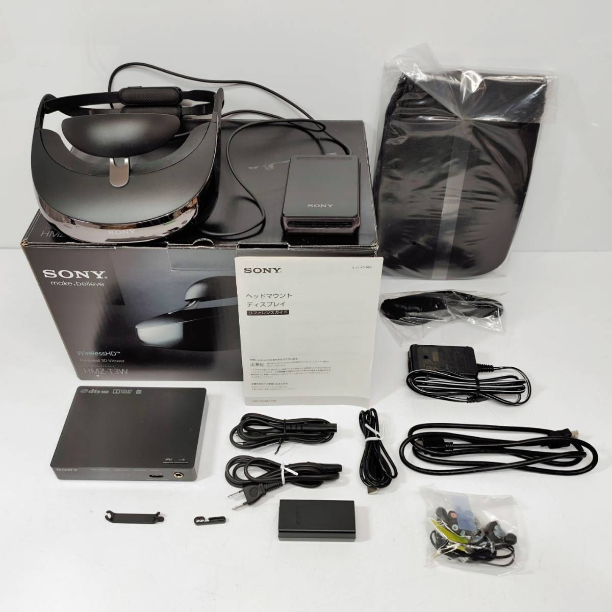 ジャンク・動作未確認】SONY ソニー ヘッドマウントディスプレイ HMZ