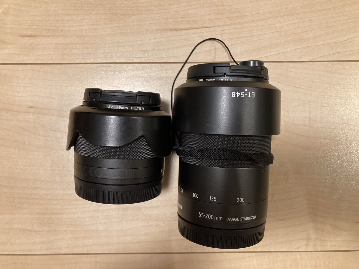 canon キヤノン 美品 EOS Kiss M ダブルズームキット EOS M Kiss N ☆極上