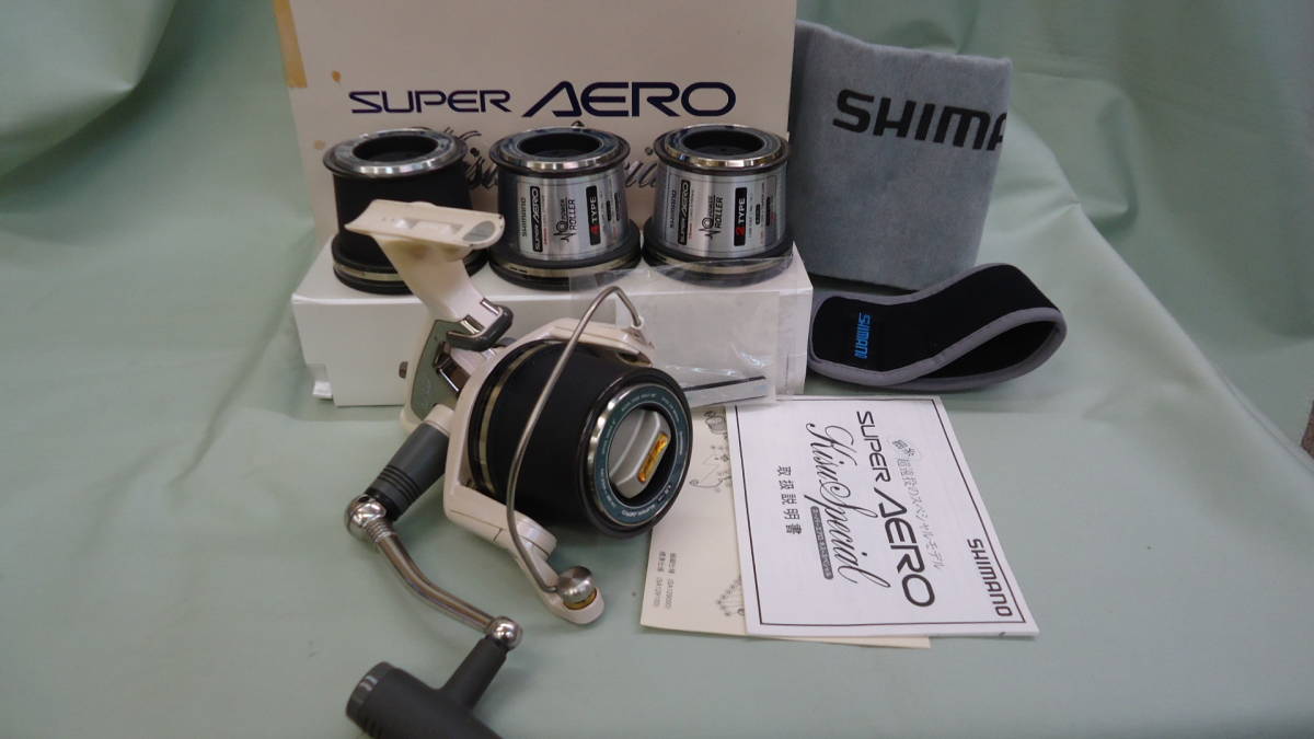 初代 シマノ スーパーエアロ キススペシャル 標準 箱、備品付