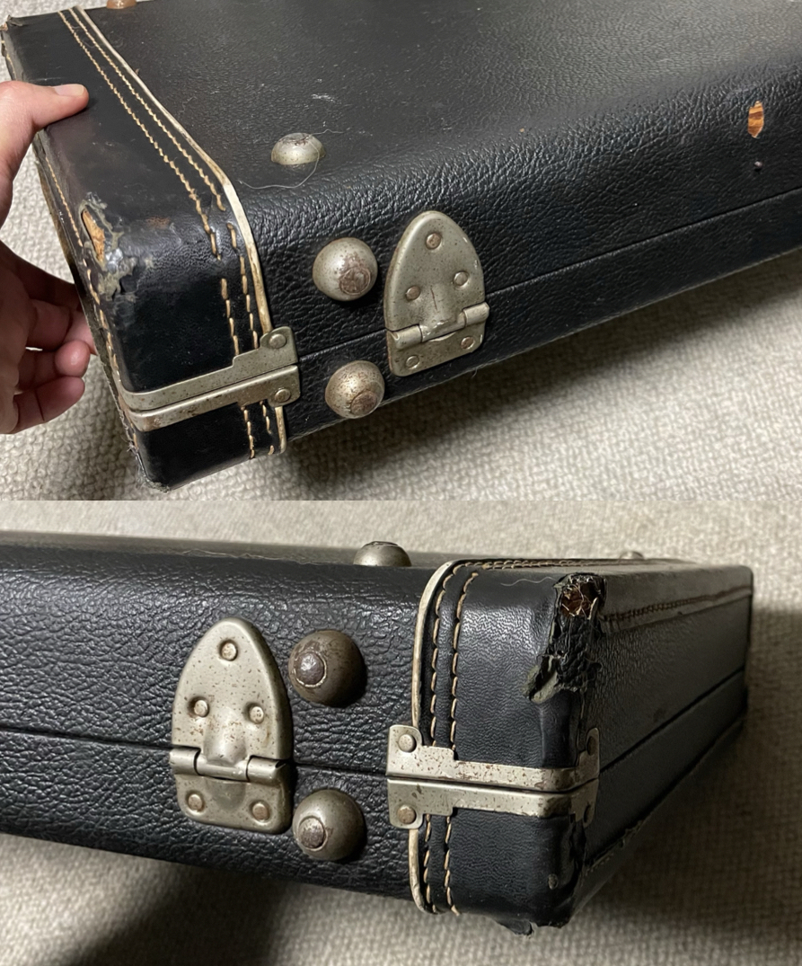 1970年代ヴィンテージ！】Fender Bass 用ハードケース ブラックトー