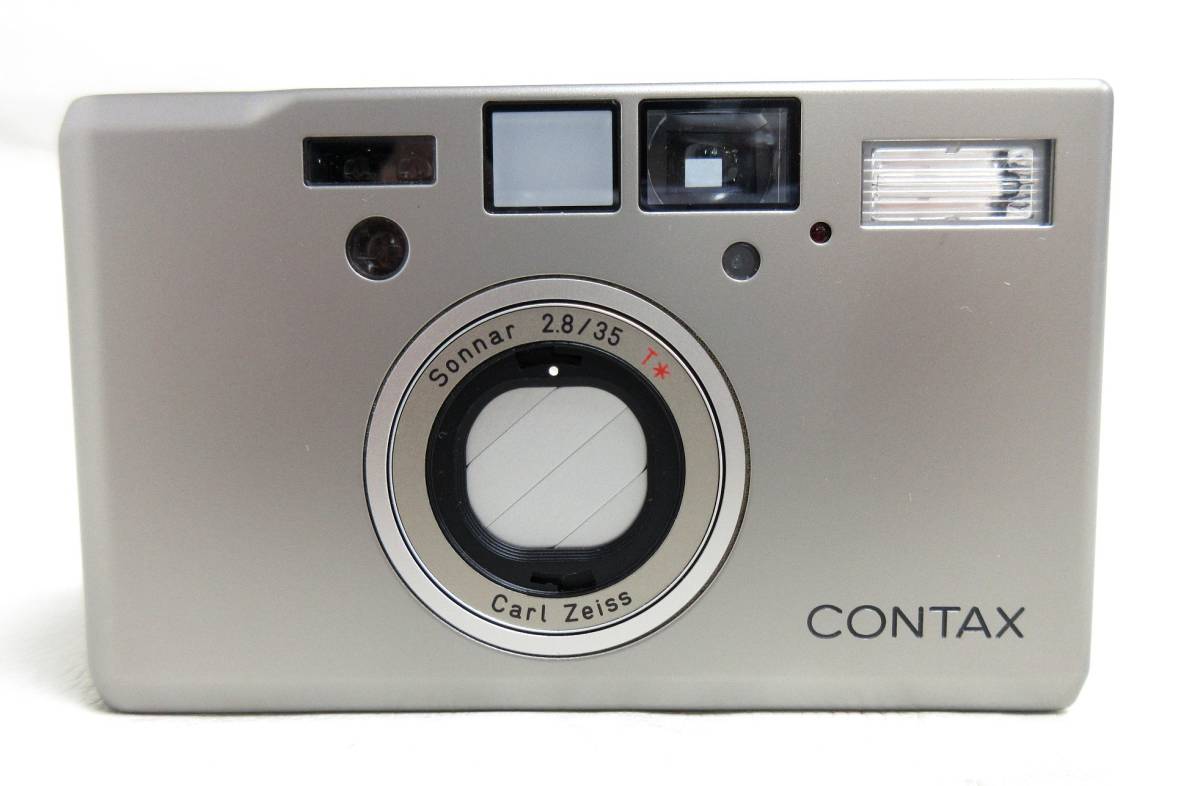 Sonnar Contax Silver T3 35mm f&frasl;2.8 Mint In Box] T3D T* Single Zeiss Top Compact Tested