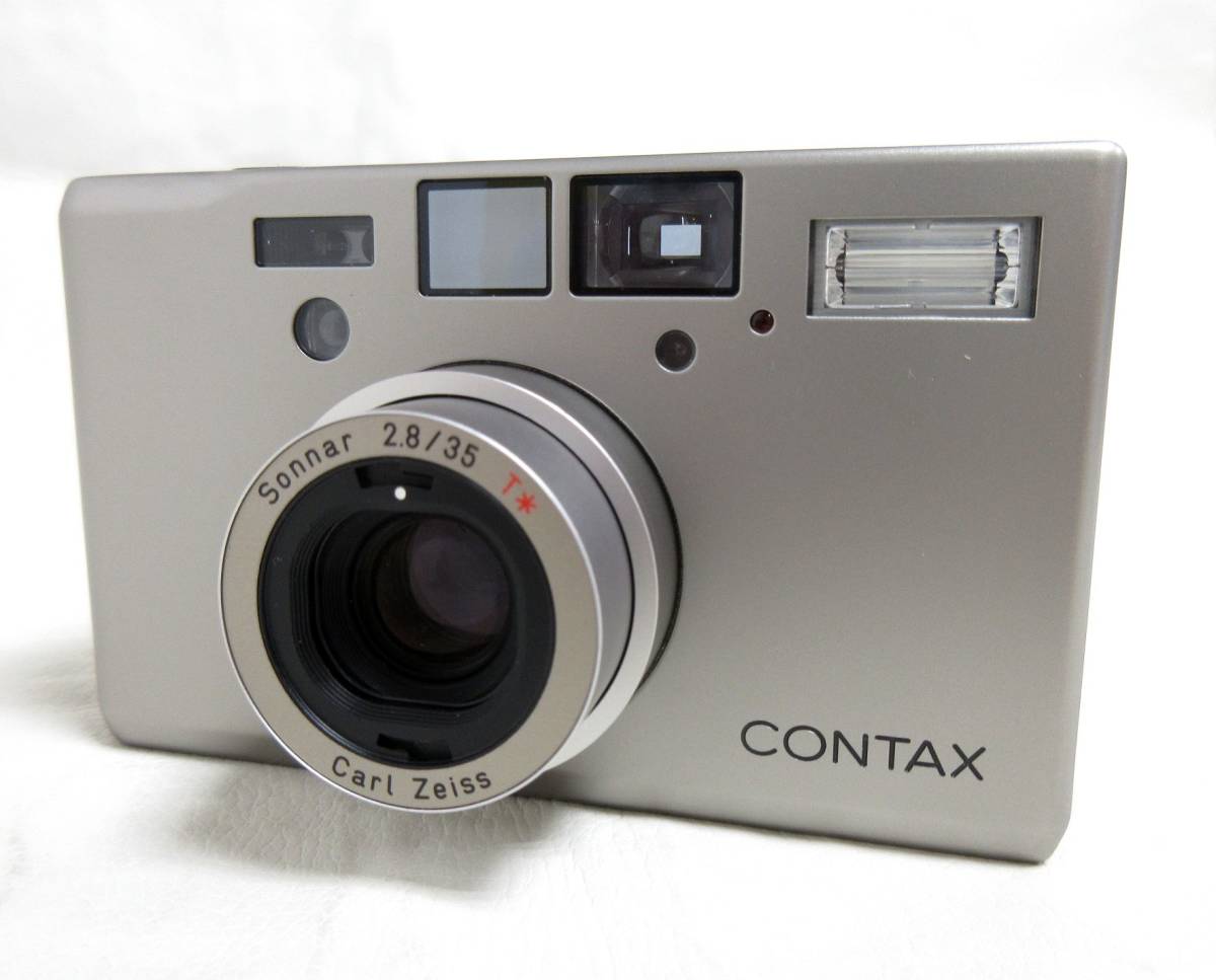 Sonnar Contax Silver T3 35mm f&frasl;2.8 Mint In Box] T3D T* Single Zeiss Top Compact Tested