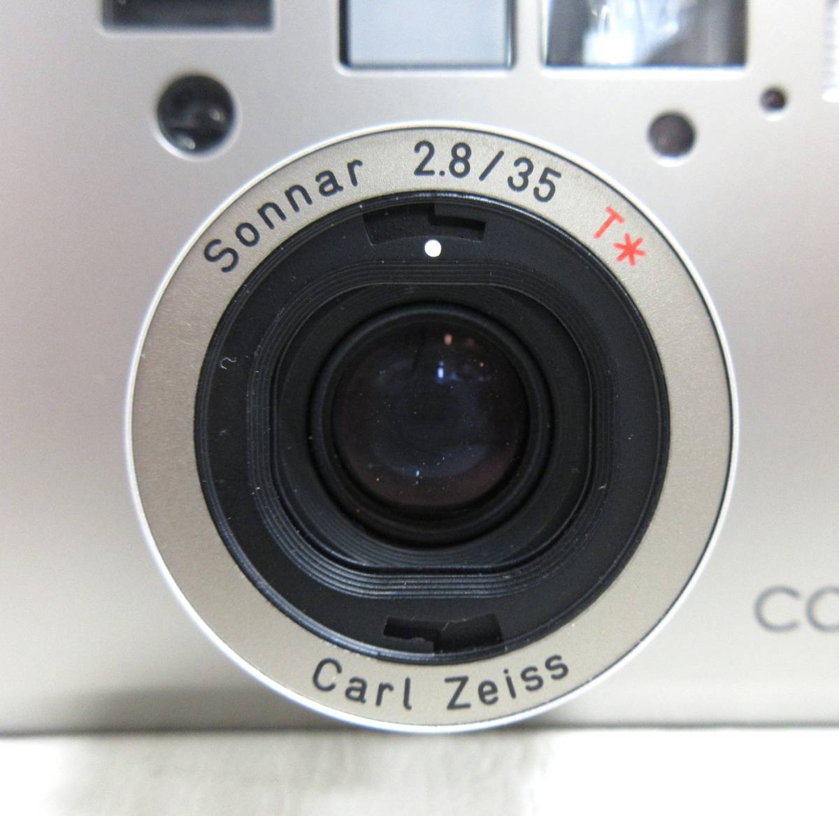 Sonnar Contax Silver T3 35mm f&frasl;2.8 Mint In Box] T3D T* Single Zeiss Top Compact Tested