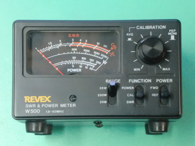 REVEX W500 SWR&POWER計 REVEXW500SWR&POWER計です 【公式通販】