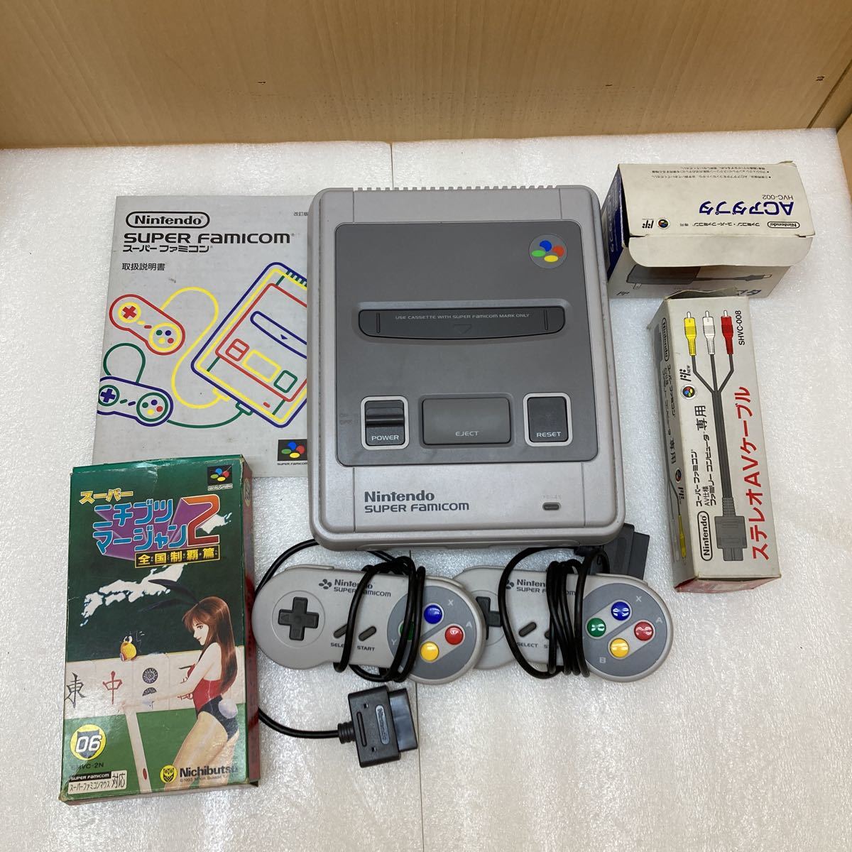 安い，2026 WM2881 Nintendo 任天堂 Nintendo SUPER Famicom スーパーファミコン SHVC-001／SHVC-005 動作確認OK 現状品 1026(本体、アクセサリー)｜売買されたオークション情報、yahooの商品情報をアーカイブ公開 - オーク 本体、アクセサリー