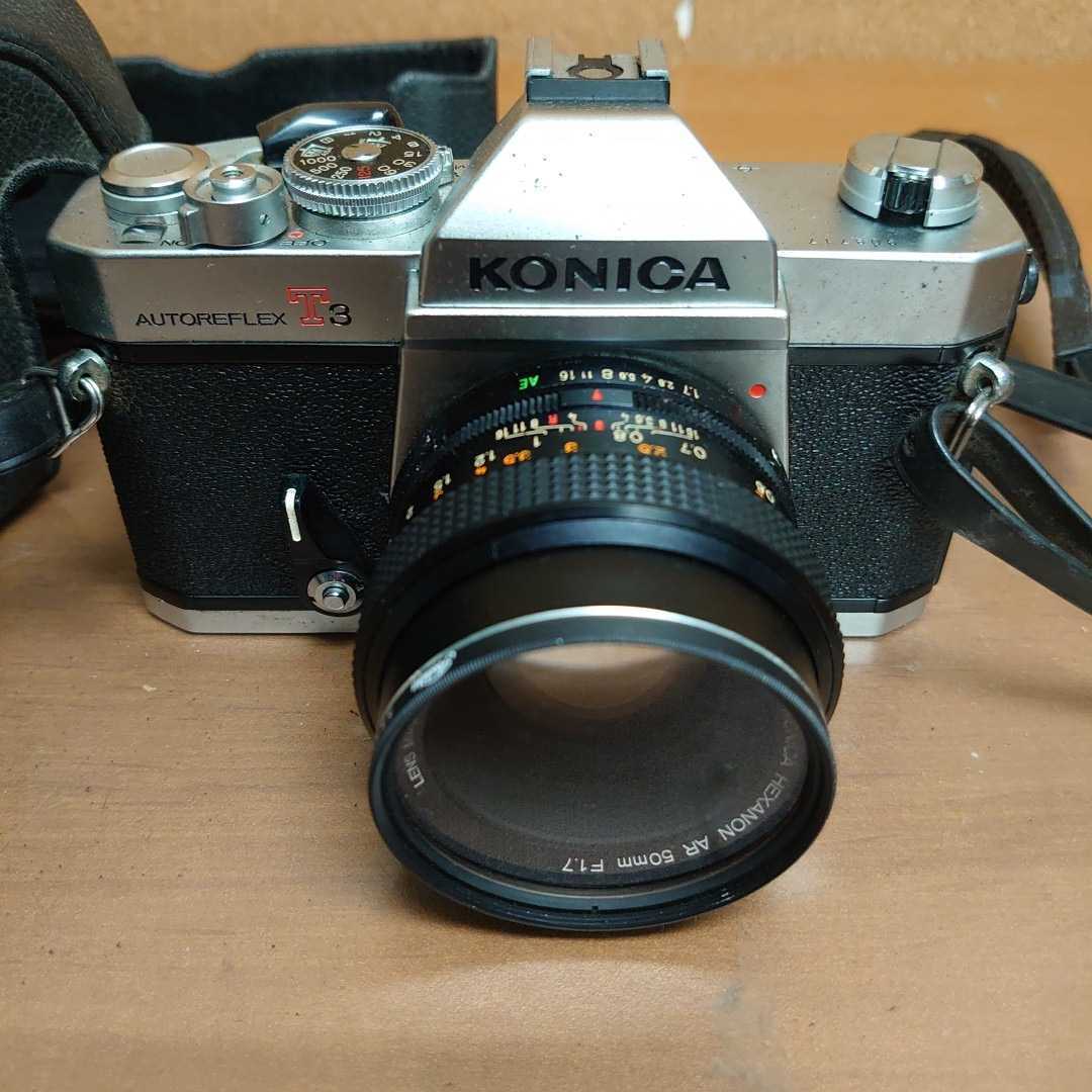 KONICA AUTOREFLEX T3 フィルムカメラ コニカ HEXANON AR 50mm F1.7 T