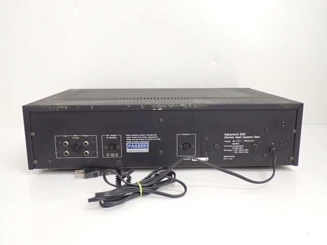 Nakamichi 3ヘッドシングルカセットデッキ Nakamichi 582 ナカミチ