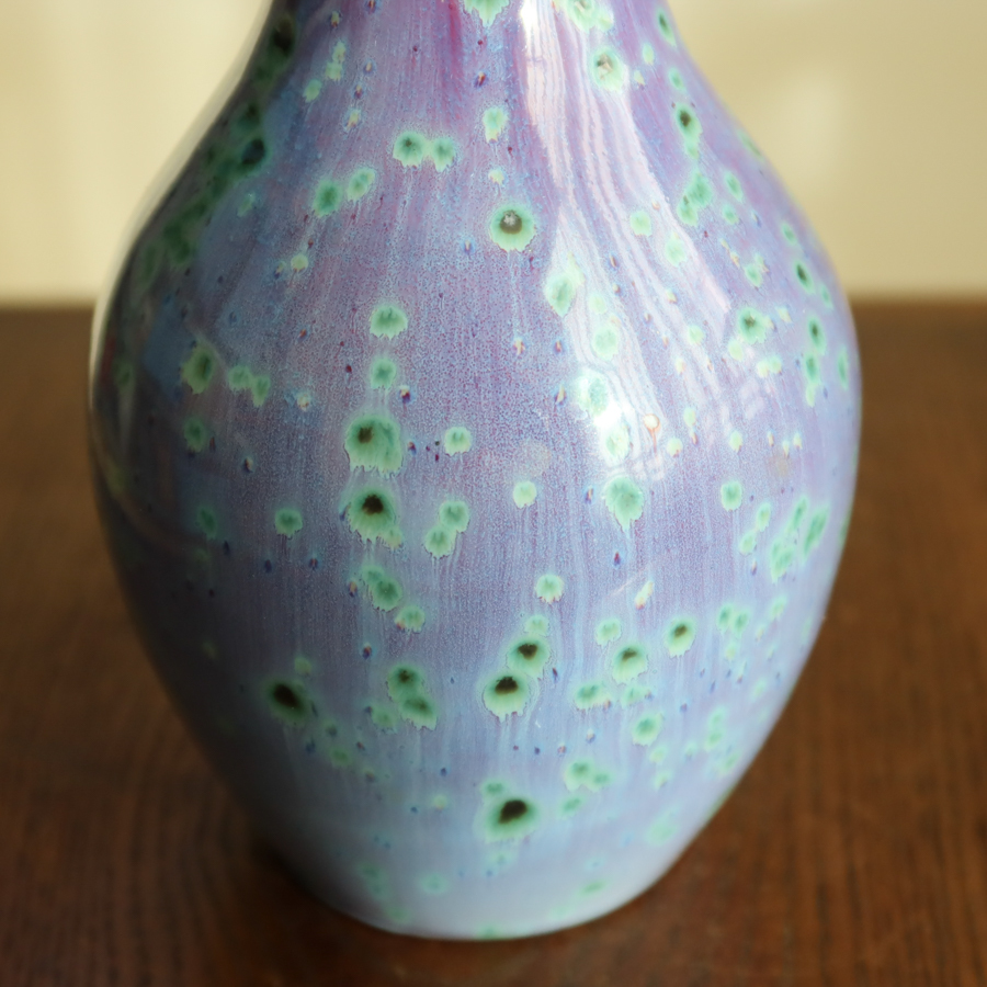 Yahoo!オークション - 松山雅英 花入 花瓶 皇室献上作家・共箱栞付孔雀窯