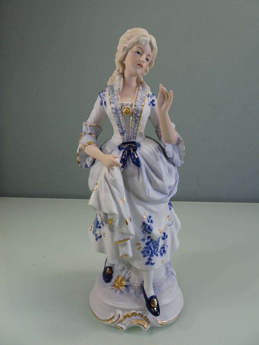 KPM ベルリン王立磁器製陶所 貴婦人 陶器 人形 置物 オブジェ 