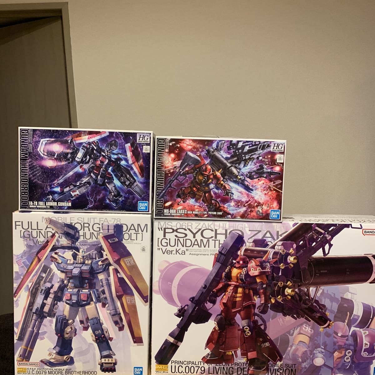 フルアーマーガンダムver.ka サイコザクver.ka プレバン 油っこく