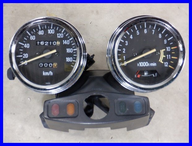 ◇Q856 ゼファー750 スピードメーター タコメーター インジケーター