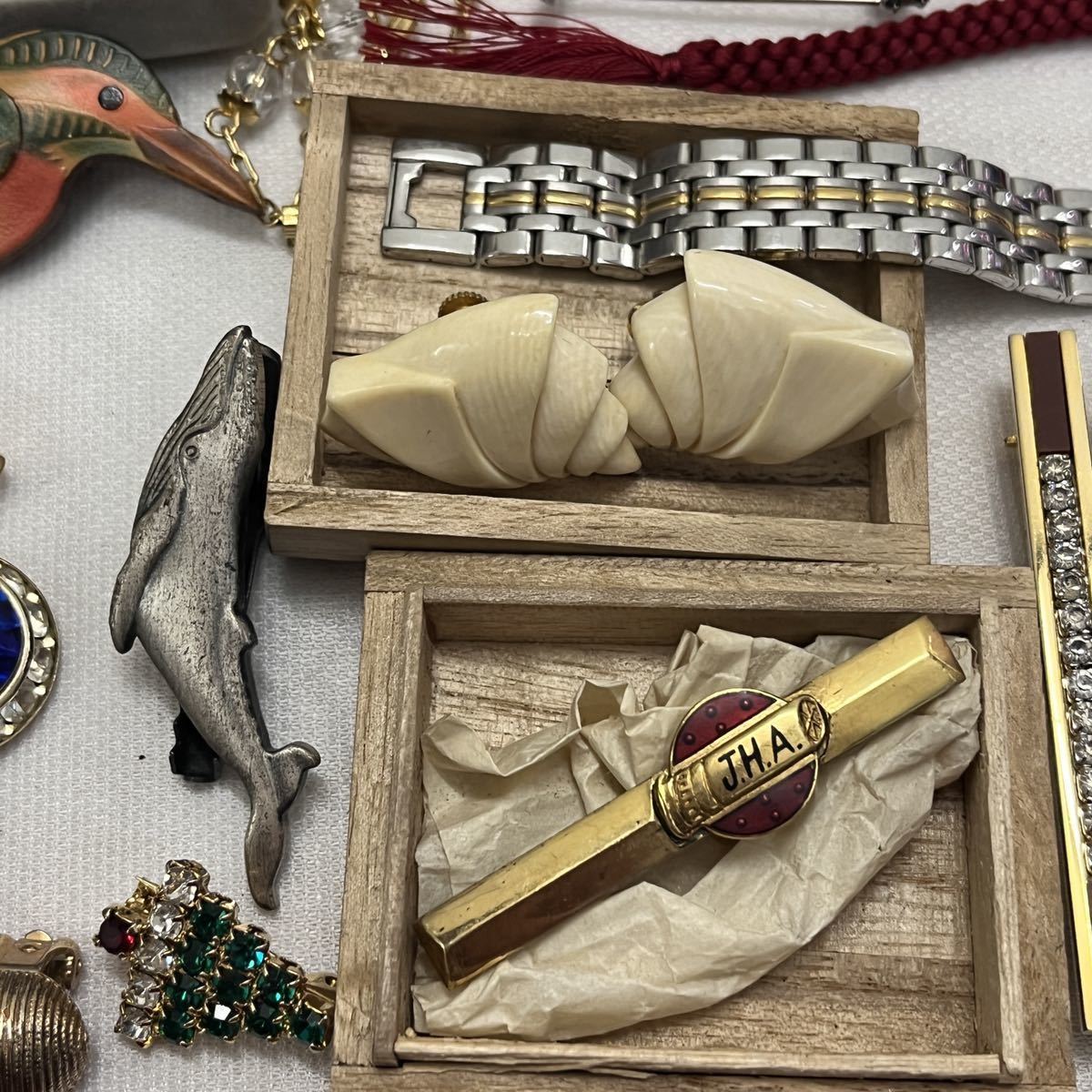 遺品整理 ヴィンテージアクセサリーまとめ - Yahoo!オークション 天然 