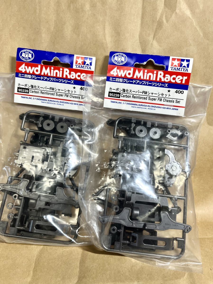 タミヤ TAMIYA ミニ四駆 95239 カーボン強化スーパーFMシャーシセット 