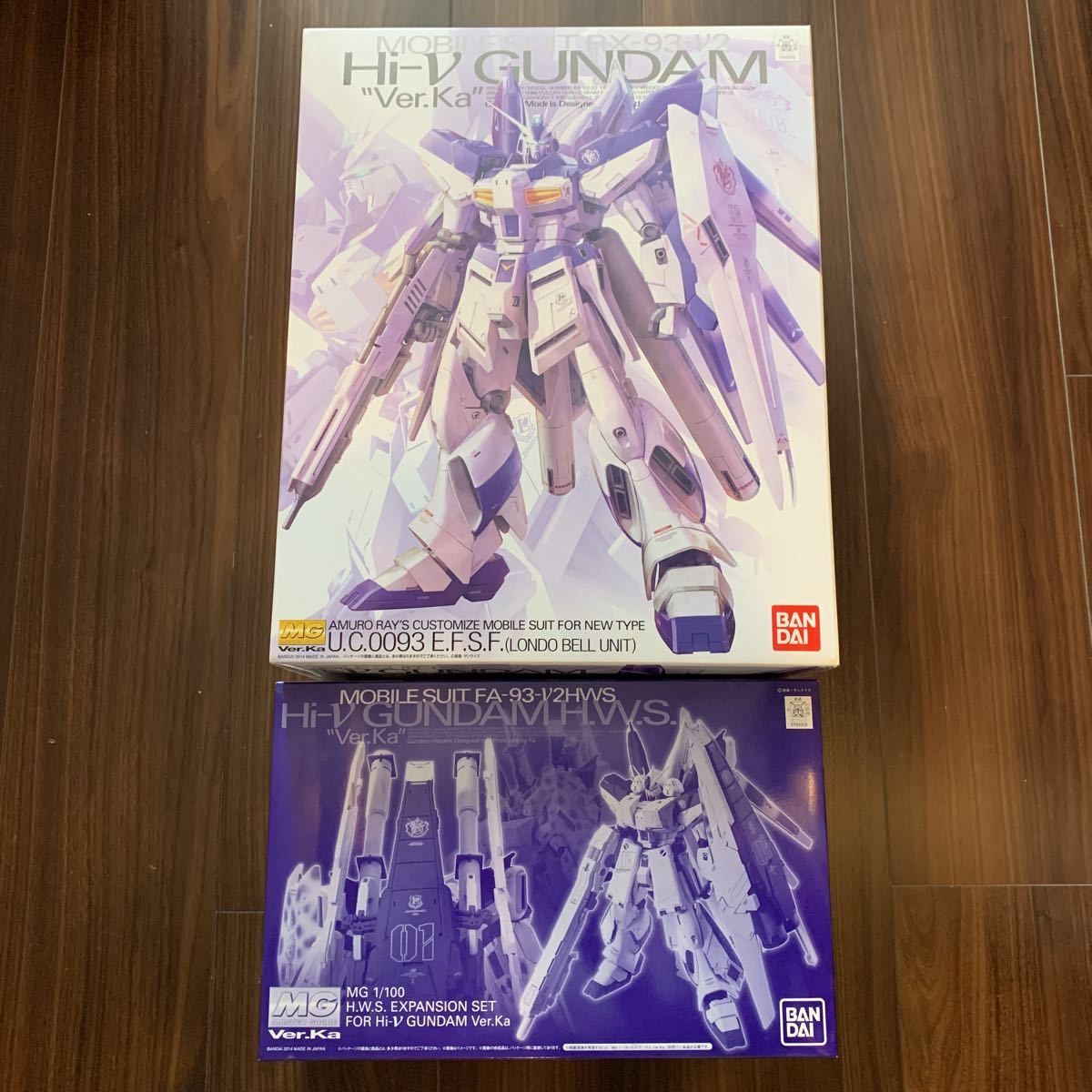 1/100 MG 機動戦士ガンダム 逆襲のシャア Hi-νガンダムVer.Ka 及び HWS