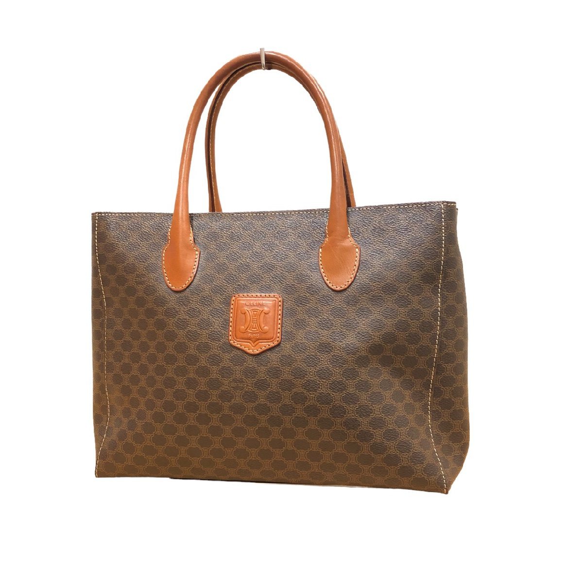  CELINE セリーヌ マカダム柄 ハンドバッグ トートバッグ レザー&times;PVC MC96(ハンドバッグ)｜売買されたオークション情報、yahooの商品情報をアーカイブ公開 - オークファン かばん、バッグ