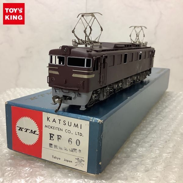 1円〜 ジャンク カツミ HOゲージ EF60 直流電気機関車 茶