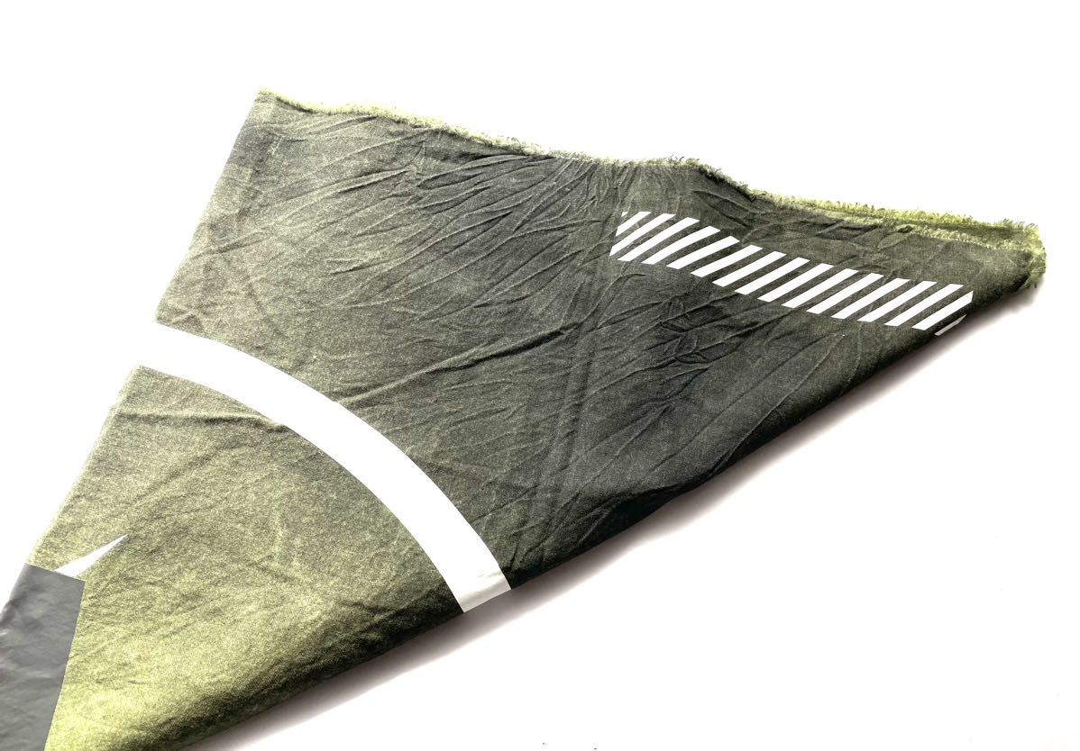 限定 レア OFF-WHITE × fragment design BLANKET / green 限定 レア OFF-WHITE × fragment design BLANKET / green