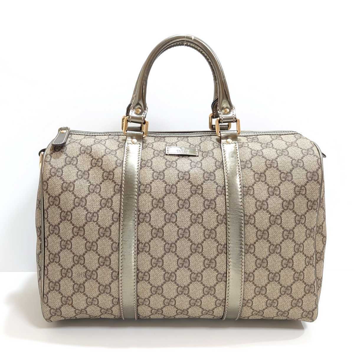 ☆美品 GUCCI グッチ GGスプリーム ハンドバッグ ミニボストン バッグ