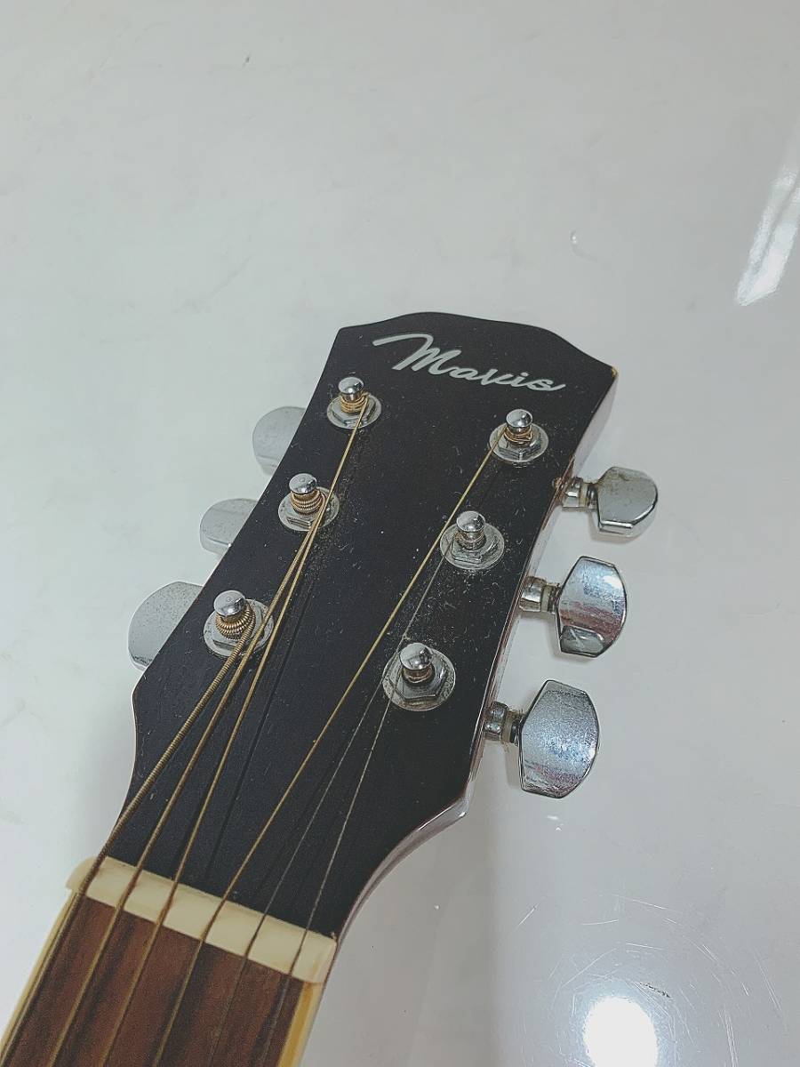 Mea Sb 28n 佐川/180 Mavis メイビス MEA-550/SB エレアコ エレクトリック アコースティックギター 現状品 音出し確認済み 弦 ...