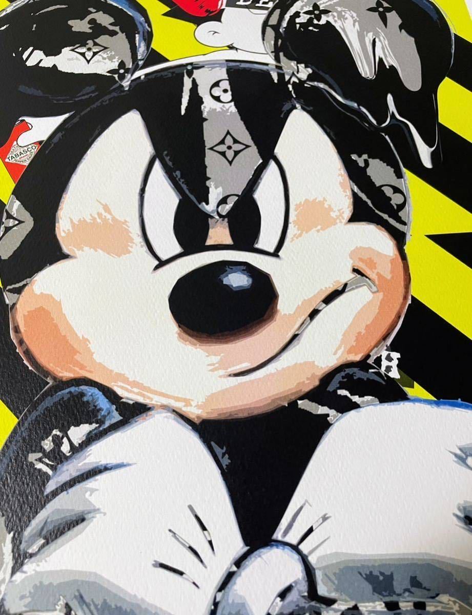 DEATH NYC 現代アートポスター ミッキーマウス ルイ・ヴィトン