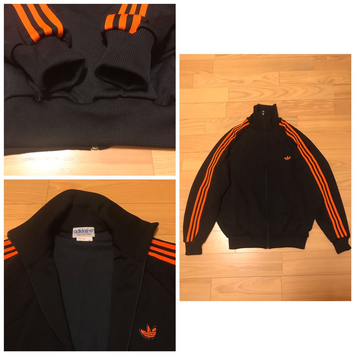 極美品☆デサント製 adidas／70-80s アディダス 超希少サイズ6号・XL並 