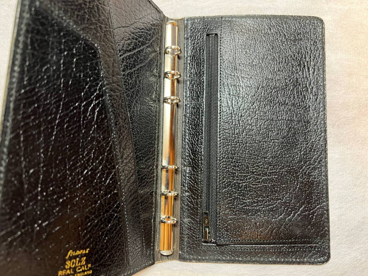 FILOFAX 3CLZ REAL CALF ヴィンテージジャンク Filofax ファイロ