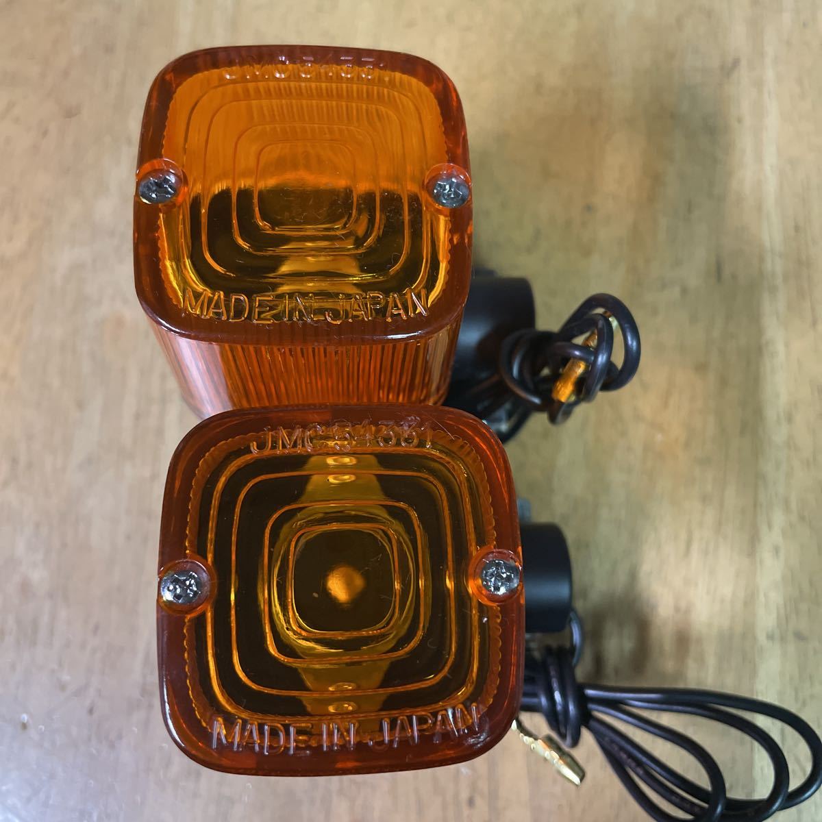 jmc 角形ヨーロピアンウインカー jmc54331 品 当時物 2個 z1 z2 z400fx 