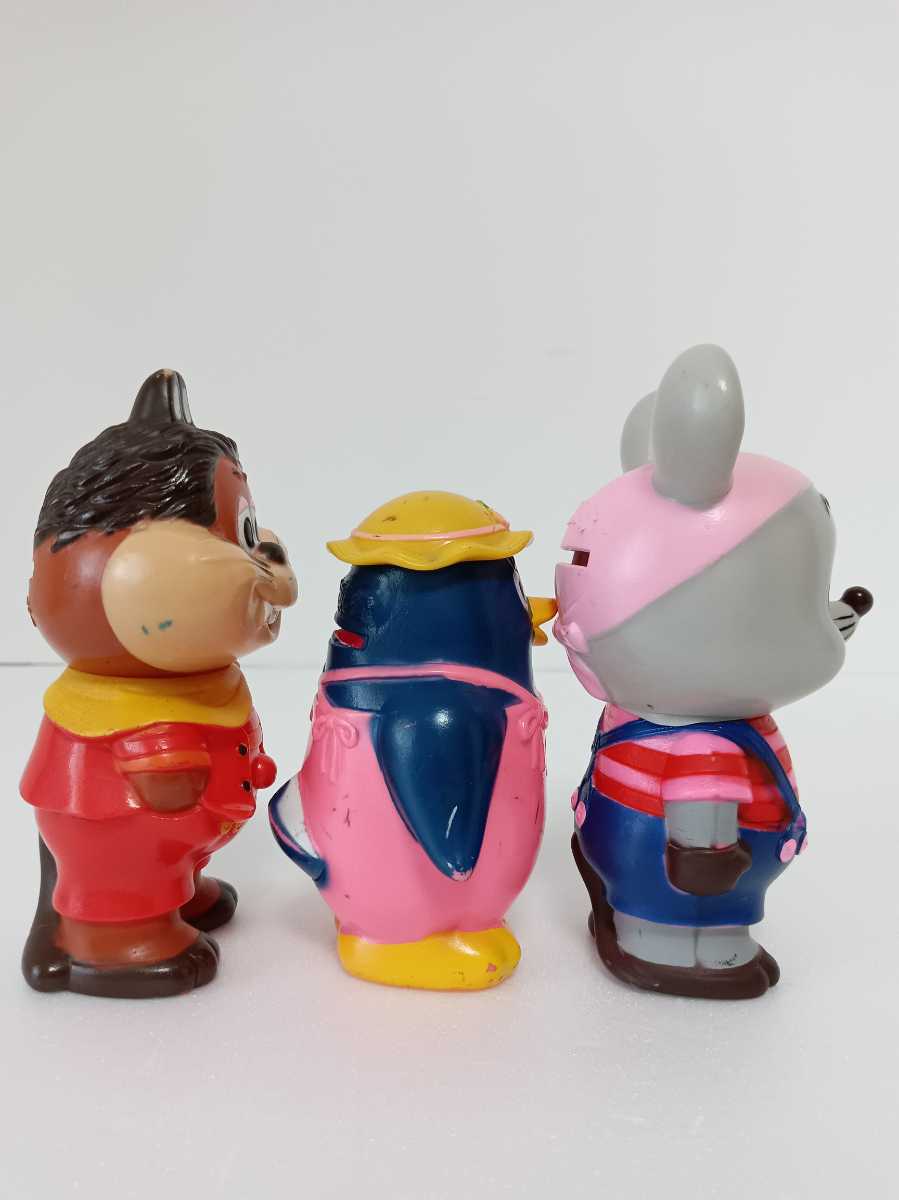 ☆にこにこぷん ソフビ 箱付き レトロ☆ Yahoo!オークション - 【希少 3体セット】 にこにこぷん ソフビ 貯金箱