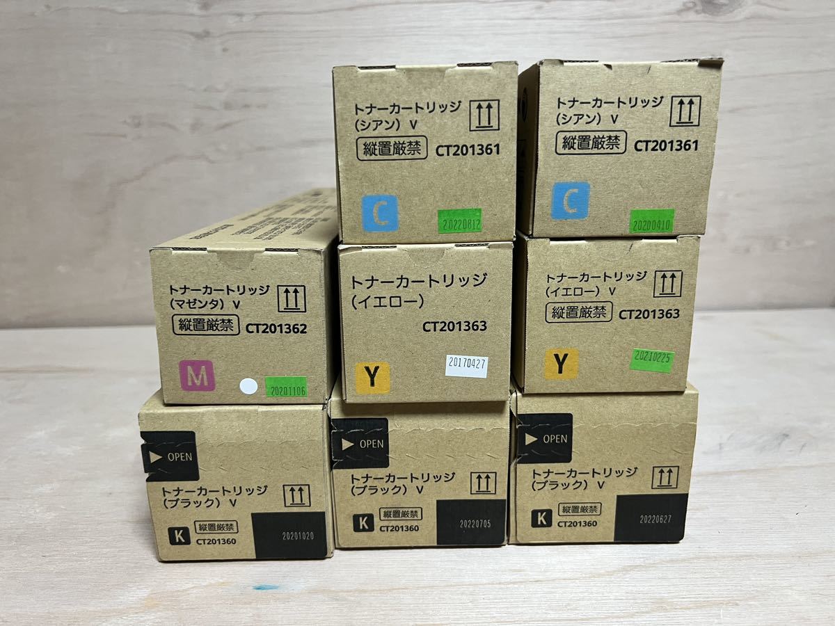 正規品，本物保証 FUJI XEROX 富士ゼロックス XEROX ゼロックス トナーカートリッジ CT201360〜CT201363 8本セット トナー回収ボトル7本セット(富士ゼロックス)｜売買されたオークション情報、yahooの商品情報をアーカ 富士ゼロックス