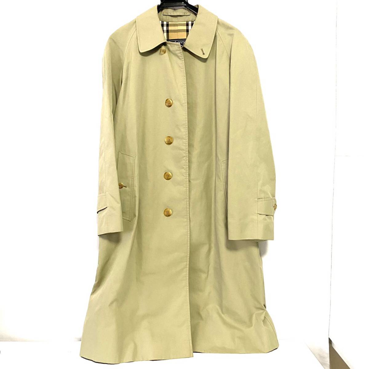 【極美品】バーバリーロンドン トレンチコート ノバチェック ベージュ 38 M位 ノバチェック BURBERRY バーバリー トレンチコート ベージュ ステン