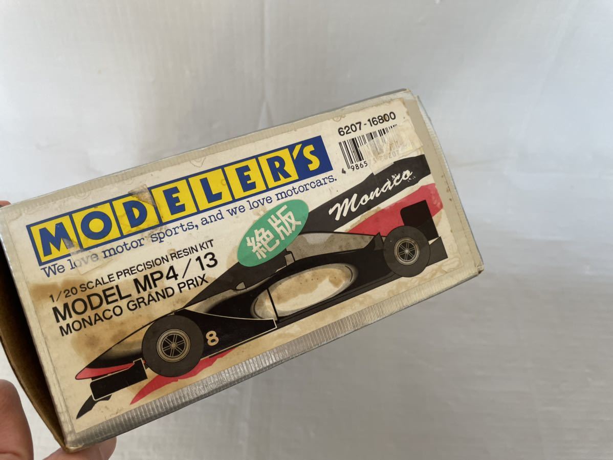 MODELER'S 1/20 MODEL MP4 /13 MONACO GRAND PRIX モデラーズ レジン