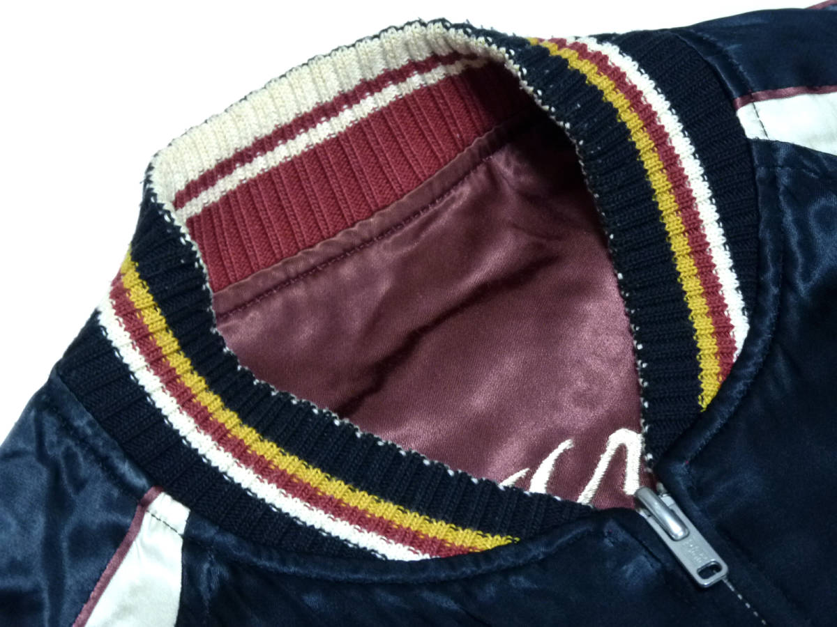 THE FLAT HEAD フラットヘッド 虎×龍 鷹×日本地図 レーヨン