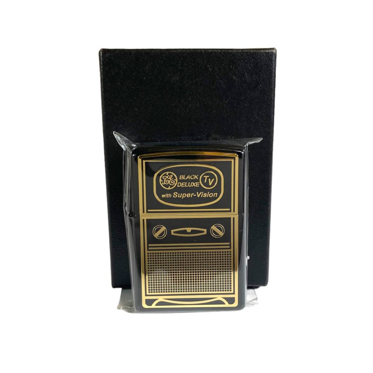 4. 1円〜【未使用】zippo/ジッポー BLACK DELUXE TV with Super-Vision 