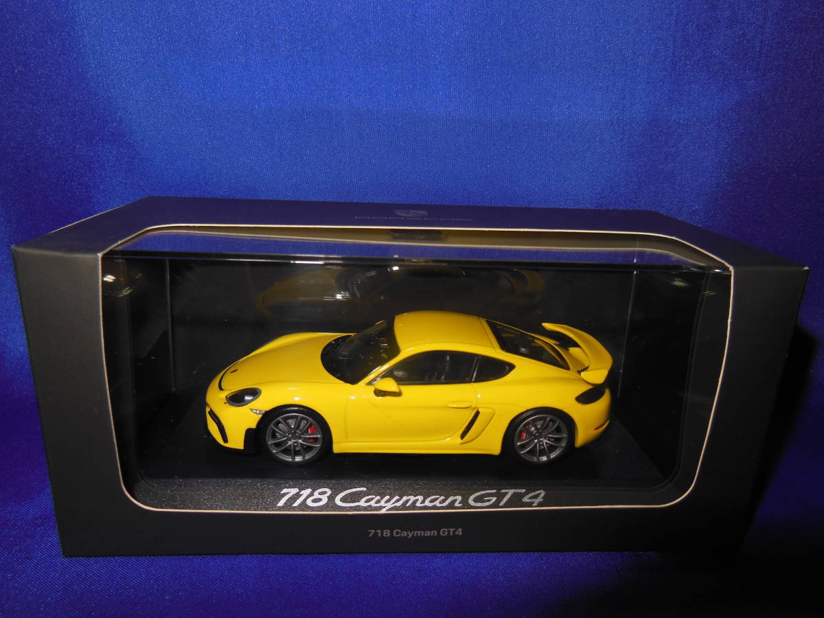 人気定番，得価 1/43 限定版 ポルシェ Porsche 718 CAYMAN GT4 2019年 ケイマン 黄 当たり MINICHAMPS(乗用車)｜売買されたオークション情報、yahooの商品情報をアーカイブ公開 - オークファン 乗用車