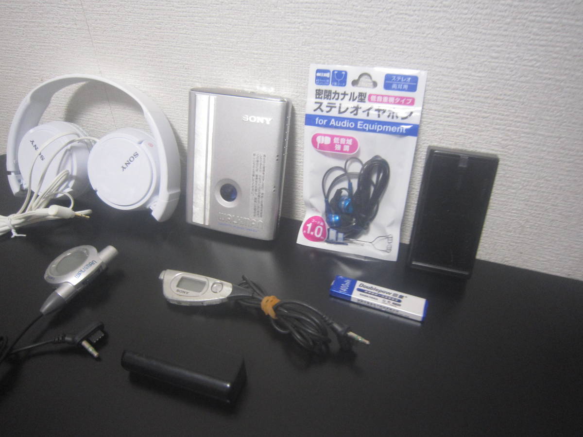 即決 稀少 当時物 動作OK SONY カセットウォークマン WM-EX7 RM-WME221