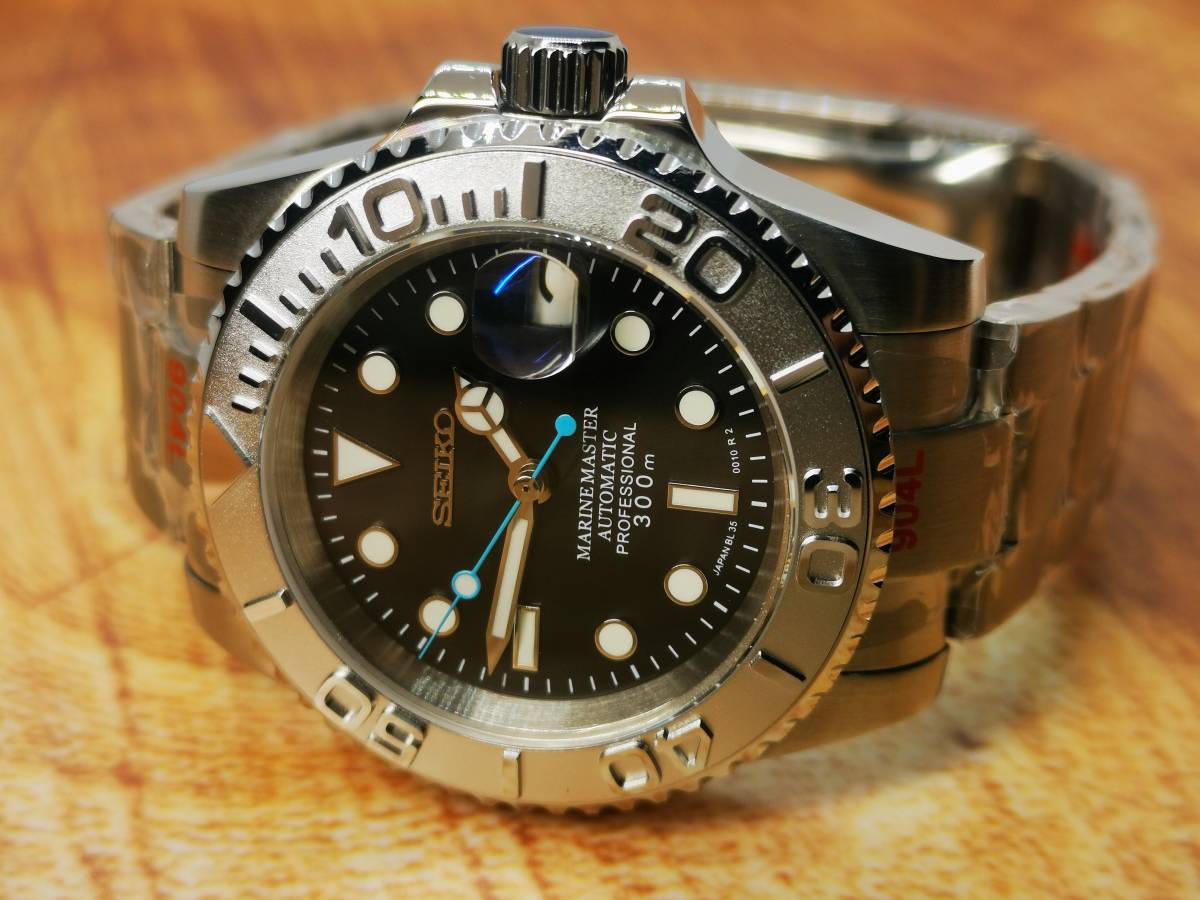 【新作，新作登場】 1円〜 SEIKO カスタム ダイバー 40mm SS NH35 オマージュ 腕時計 セイコー MOD メンズウォッチ メンズ腕時計 銀 スカイブルー(その他)｜売買されたオークション情報、yahooの商品情報をアーカイブ公 その他