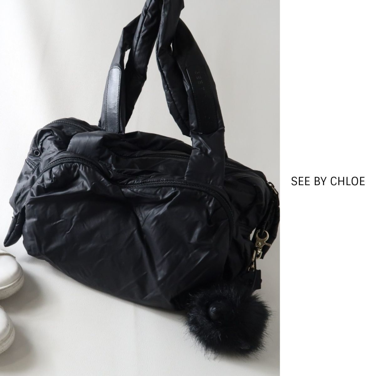 【人気SALE，大人気】 シーバイクロエ SEE BY CHLOE ジョイライダー ハリネズミチャーム付き バッグ A-O 7358(かばん、バッグ)｜売買されたオークション情報、yahooの商品情報をアーカイブ公開 - オークファン かばん、バッグ