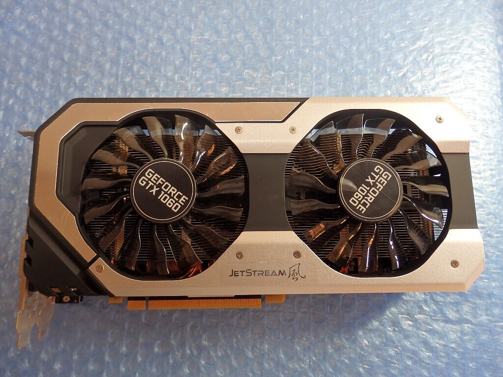 PALIT-JetStream 風 「Geforce GTX-1060」 6Gb/ GDDR5/192B/動作品