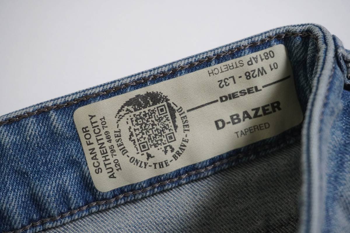 新品/正規品】3.3万 W28 DIESEL ディーゼル D-Bazer 081AP 無骨な 