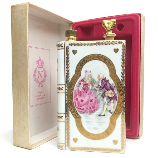 1円~! 未開栓 CAMUS カミュ ナポレオン ブック 2本セット ヴィエイユ