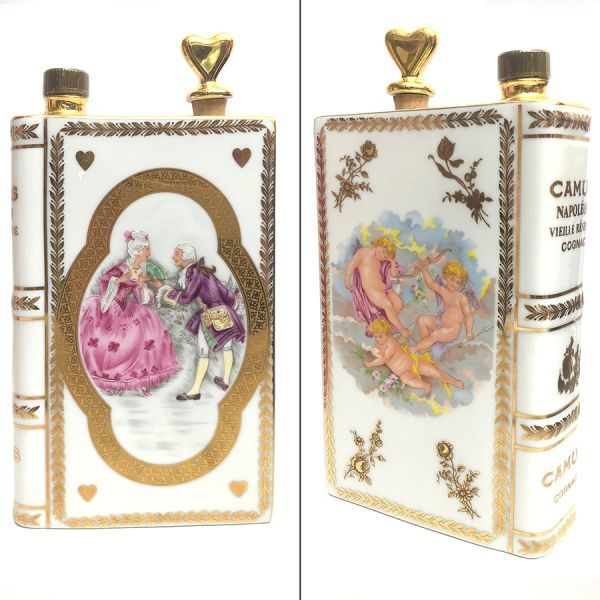 1円~! 未開栓 CAMUS カミュ ナポレオン ブック 2本セット ヴィエイユ
