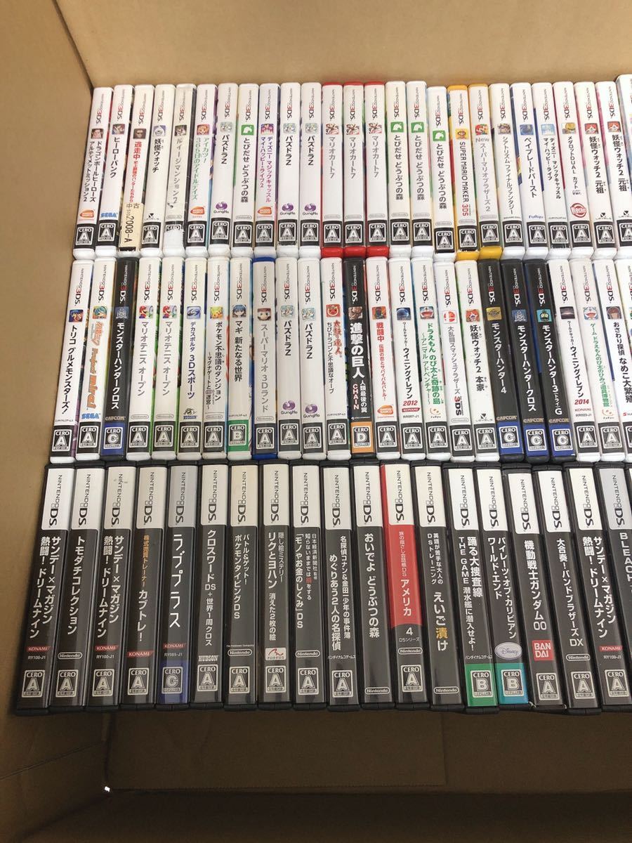 NO.103 ☆DSソフト 3DSソフト 約190本セット☆ 大量セット ☆ まとめ 