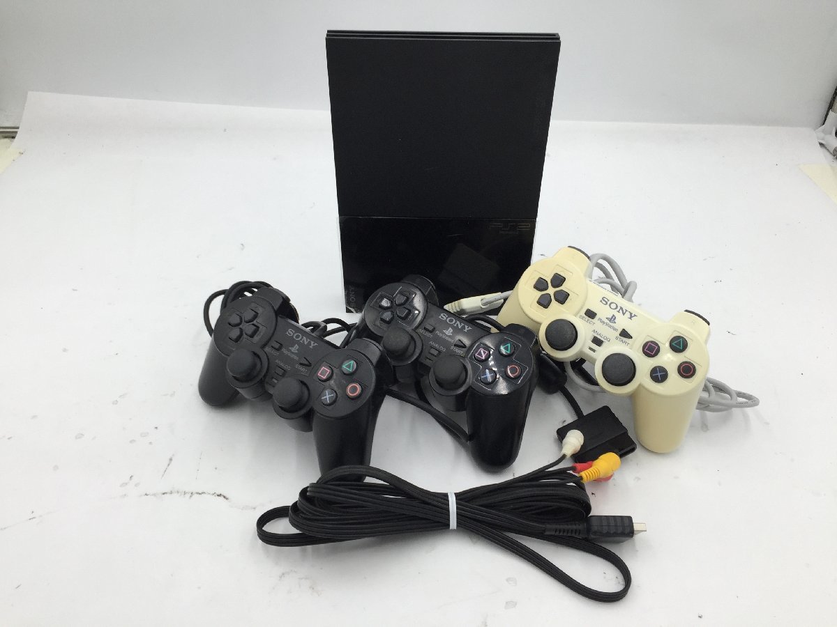 【2026，人気SALE】 SONY ソニー PS2本体/コントローラー 3点/AVケーブル 計5点セット SCPH-90000 他 まとめ売り 1107 2(本体)｜売買されたオークション情報、yahooの商品情報をアーカイブ公開 - オークファン 本体、アクセサリー